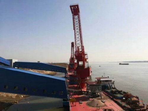 湖北一永久性砂石集并中心建成，總投資約2.5億元，年設計吞吐量360萬噸